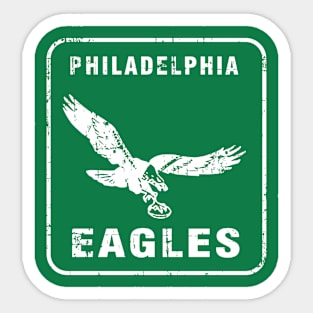 Vintage Eagles Football Sticker